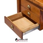 edward wormley for dunbar mid century rosewood and brass executive desk