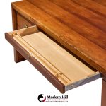 edward wormley for dunbar mid century rosewood and brass executive desk