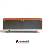 george nelson for herman miller 8000 mid century executive series walnut credenza