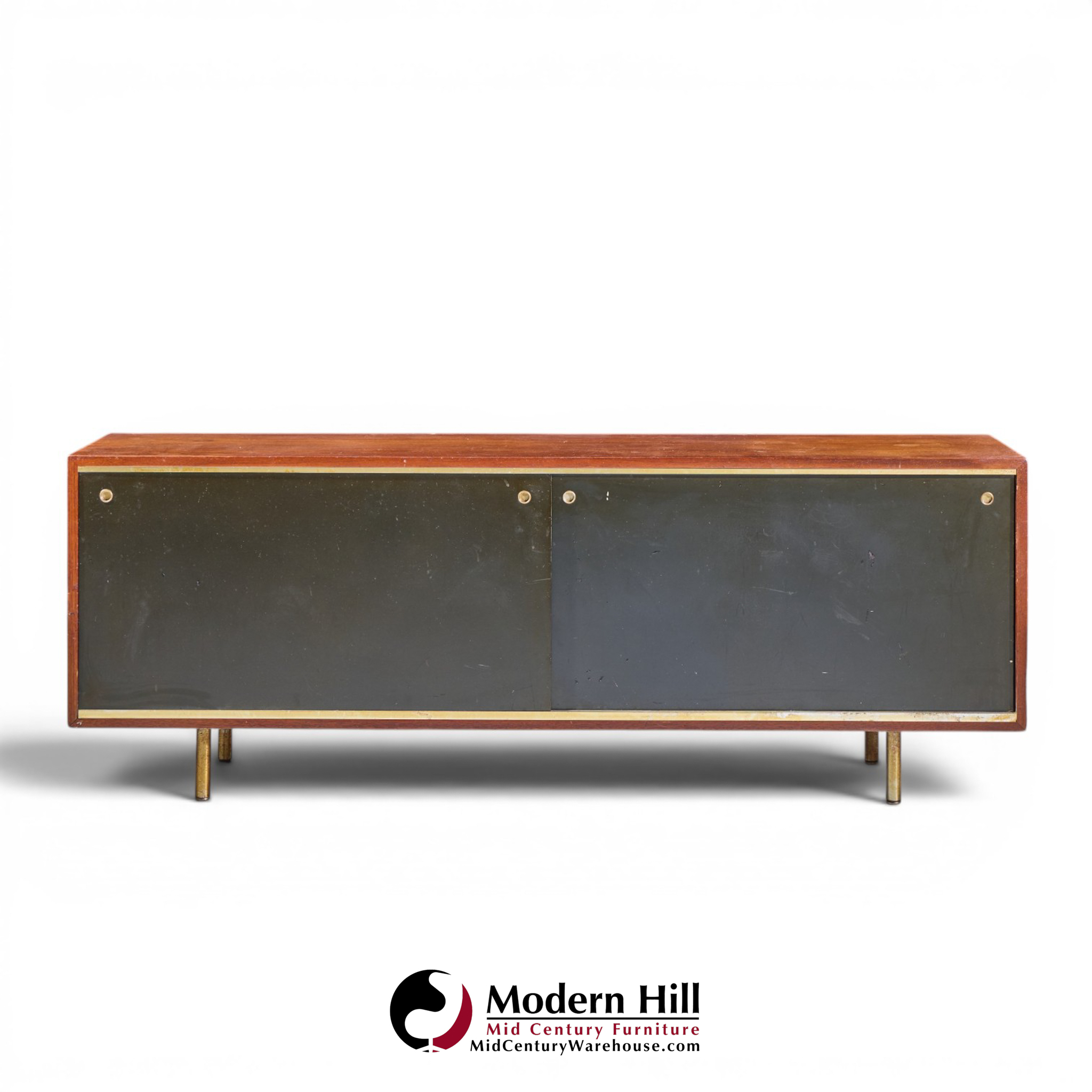 george nelson for herman miller 8000 mid century executive series walnut credenza