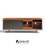 george nelson for herman miller 8000 mid century executive series walnut credenza