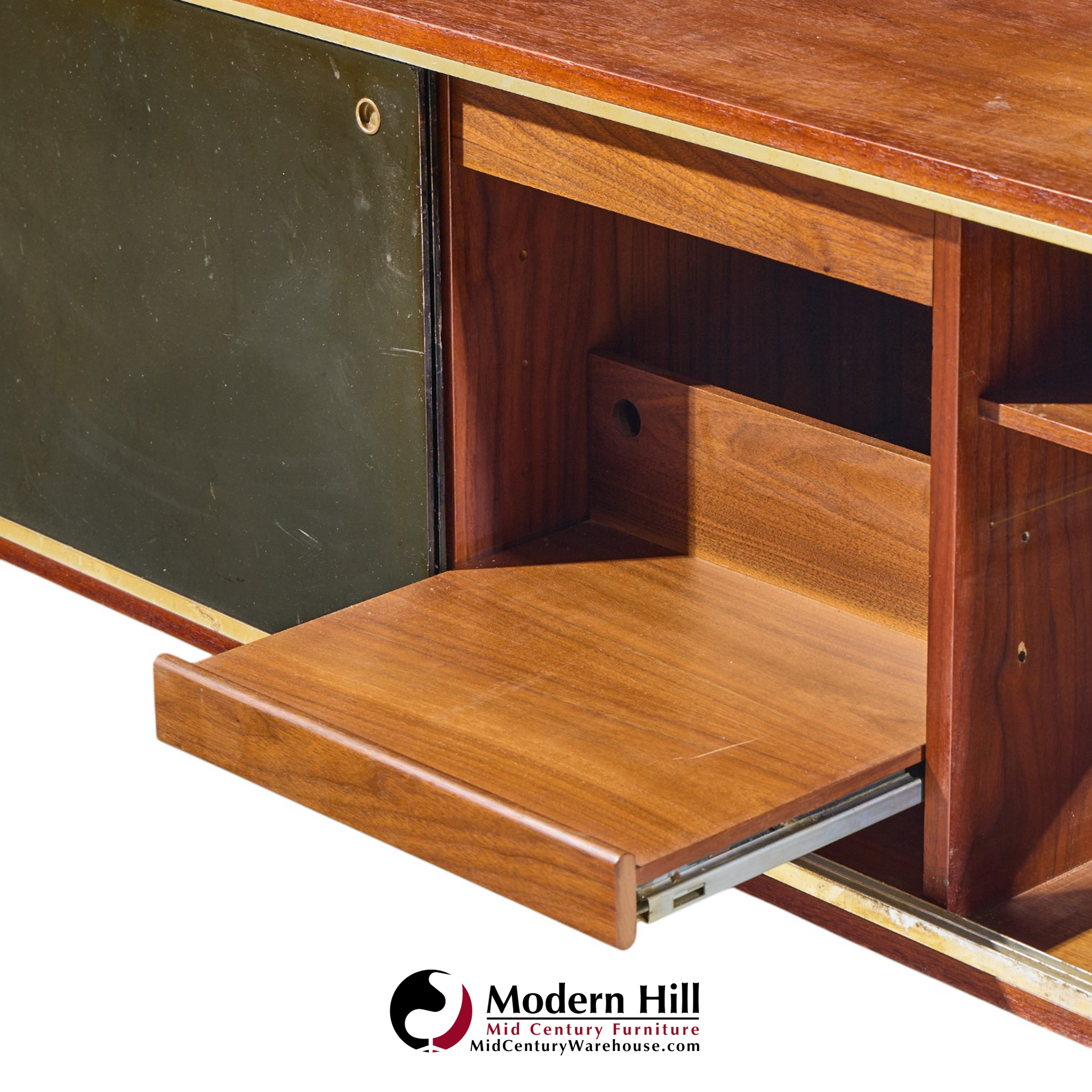 george nelson for herman miller 8000 mid century executive series walnut credenza