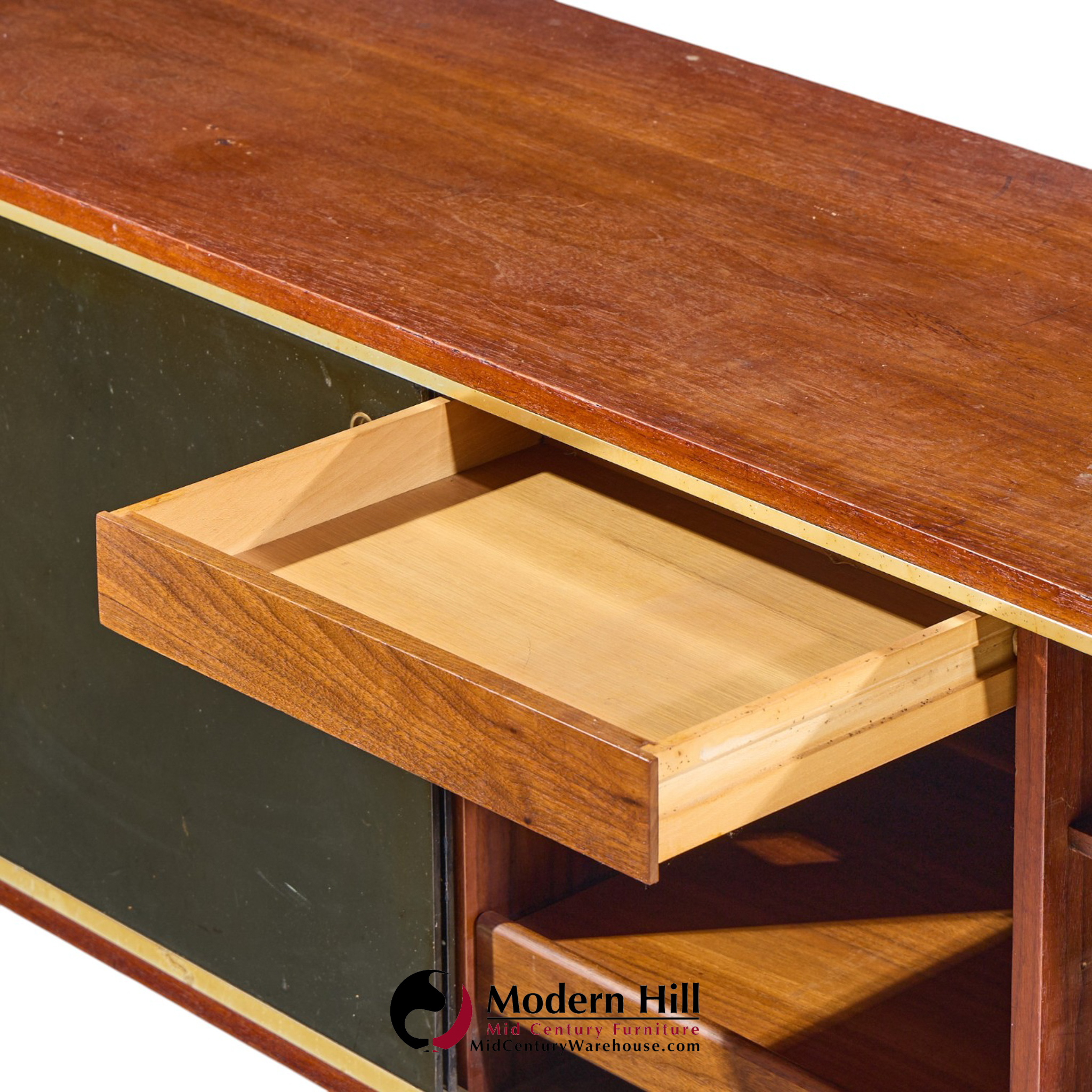 george nelson for herman miller 8000 mid century executive series walnut credenza