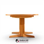 gudme møbelfabrik mid century teak expanding dining table with 2 leaves