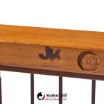 hans olsen for juul kristensen model 519 mid century danish teak and cane chairs - pair