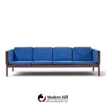 hans wegner for ap stolen ap62 mid century rosewood 4 seater sofa