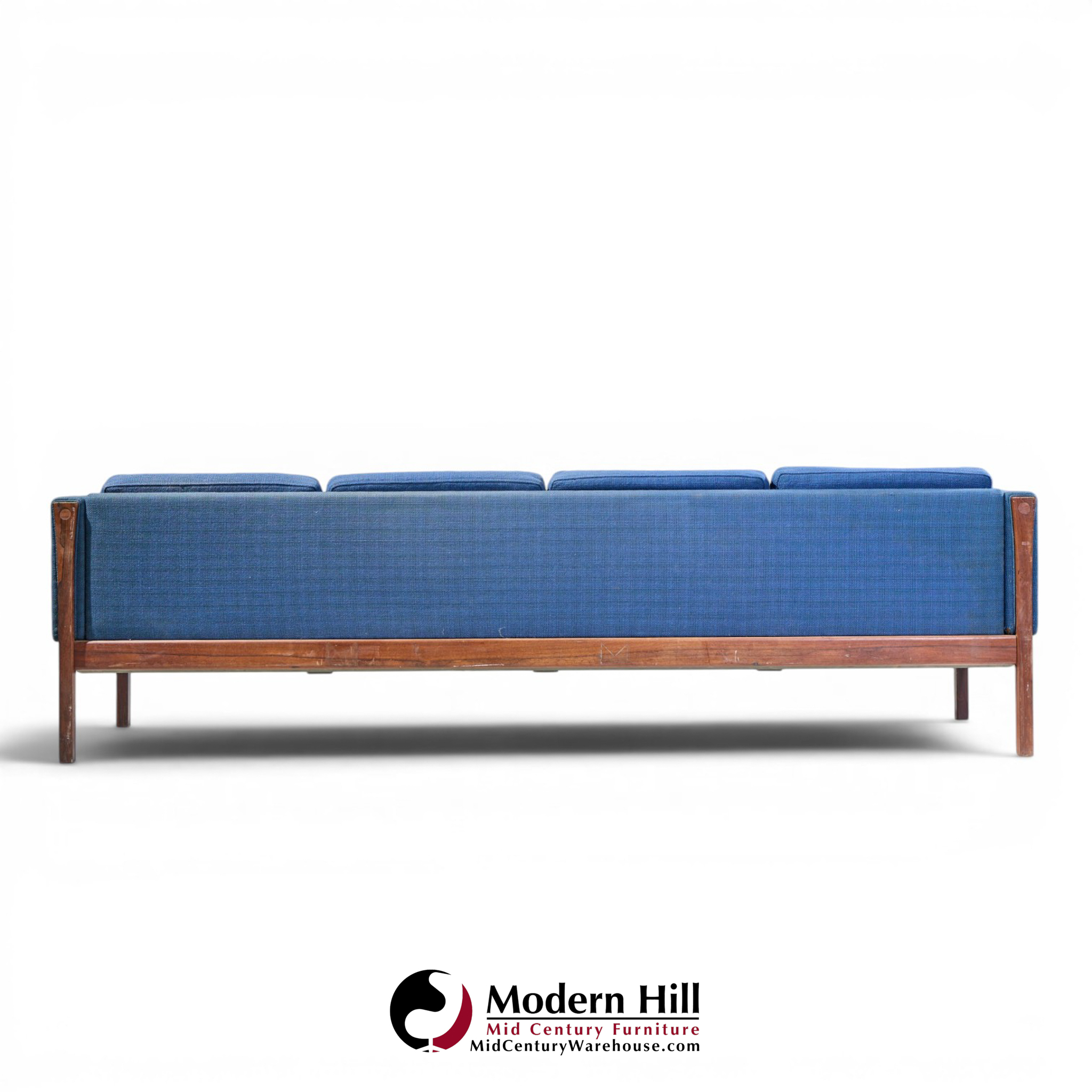 hans wegner for ap stolen ap62 mid century rosewood 4 seater sofa