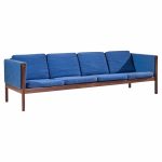 hans wegner for ap stolen ap62 mid century rosewood 4 seater sofa