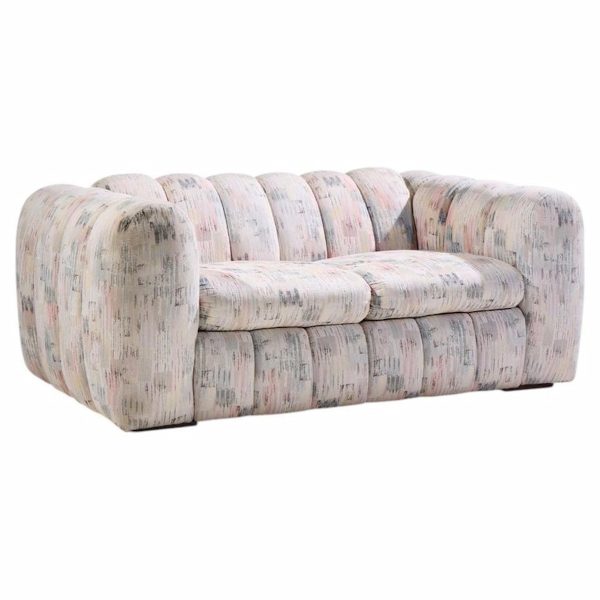 jay spectre channeled postmodern sofa loveseat