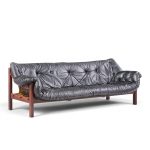 jean gillon for italma "amazonas" mid century brazilian rosewood sofa