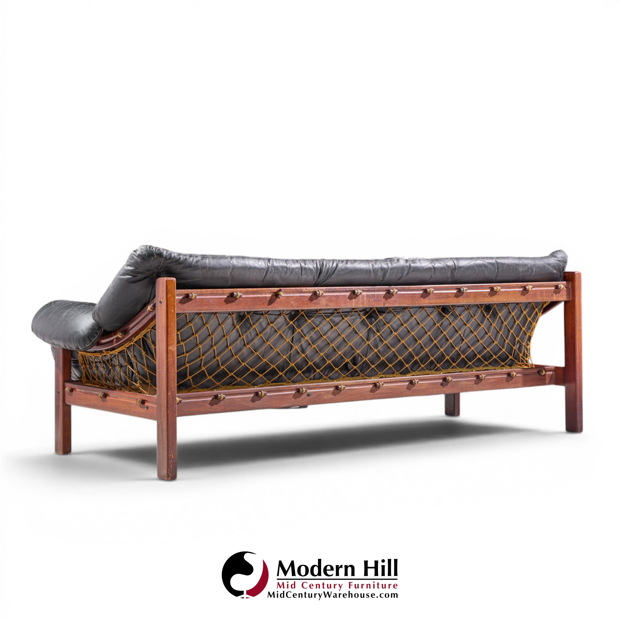 jean gillon for italma "amazonas" mid century brazilian rosewood sofa