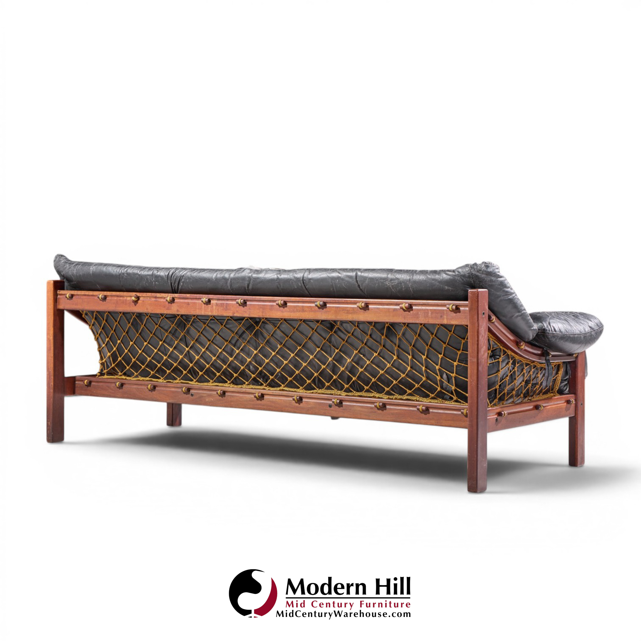jean gillon for italma "amazonas" mid century brazilian rosewood sofa
