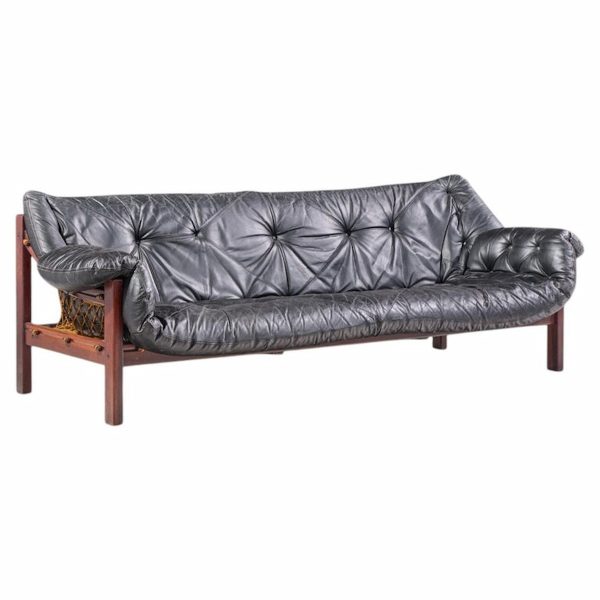 jean gillon for italma "amazonas" mid century brazilian rosewood sofa
