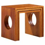 jens quistgaard mid century danish teak nesting tables - set of 3