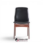 johannes andersen style mid century danish rosewood dining chairs - set of 8