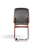 johannes andersen style mid century danish rosewood dining chairs - set of 8