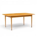 john keal for brown saltman mid century bleached mahogany dining table