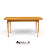 john keal for brown saltman mid century bleached mahogany dining table