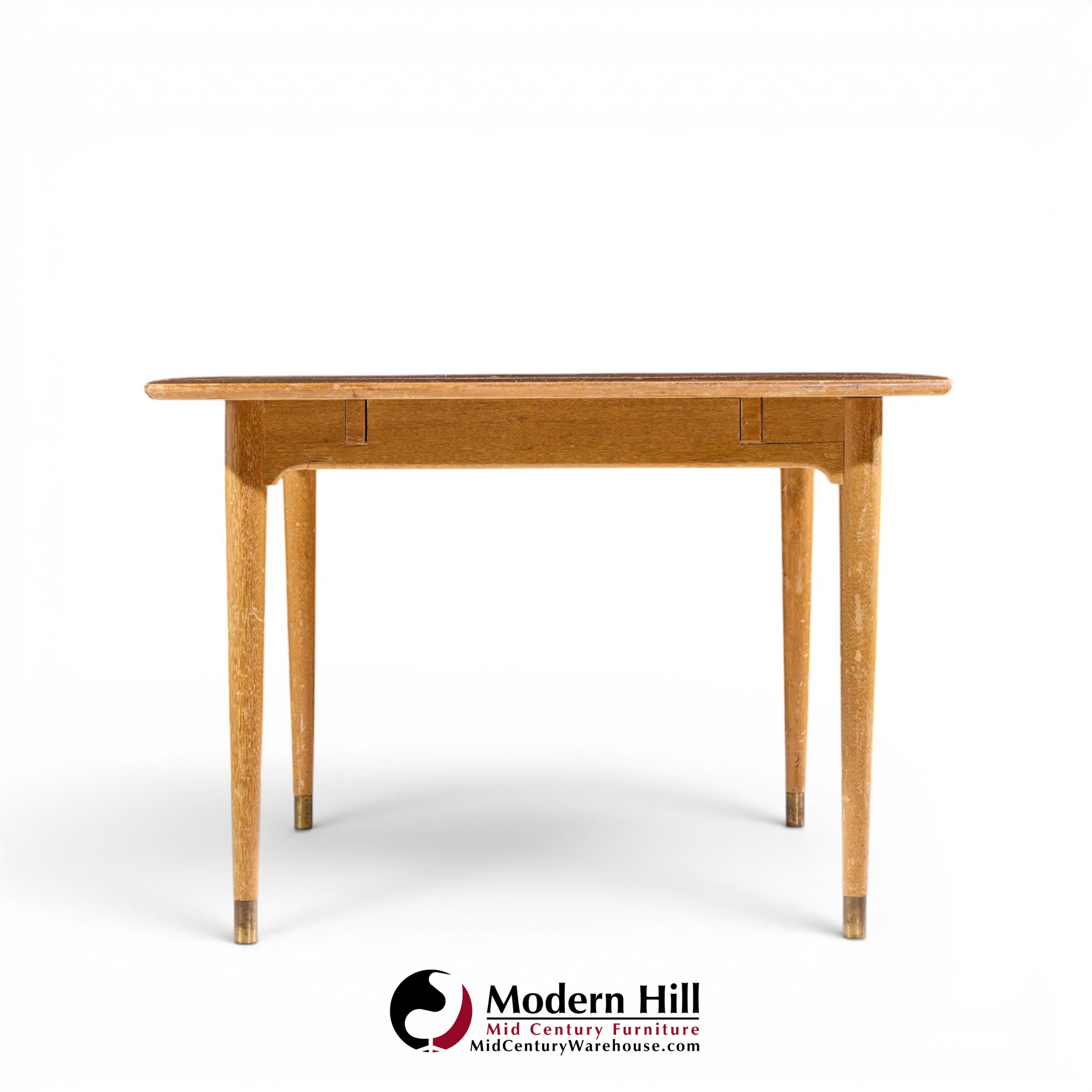 john keal for brown saltman mid century bleached mahogany dining table