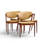 kai kristiansen model 42 mid century danish rosewood z chairs - set of 4