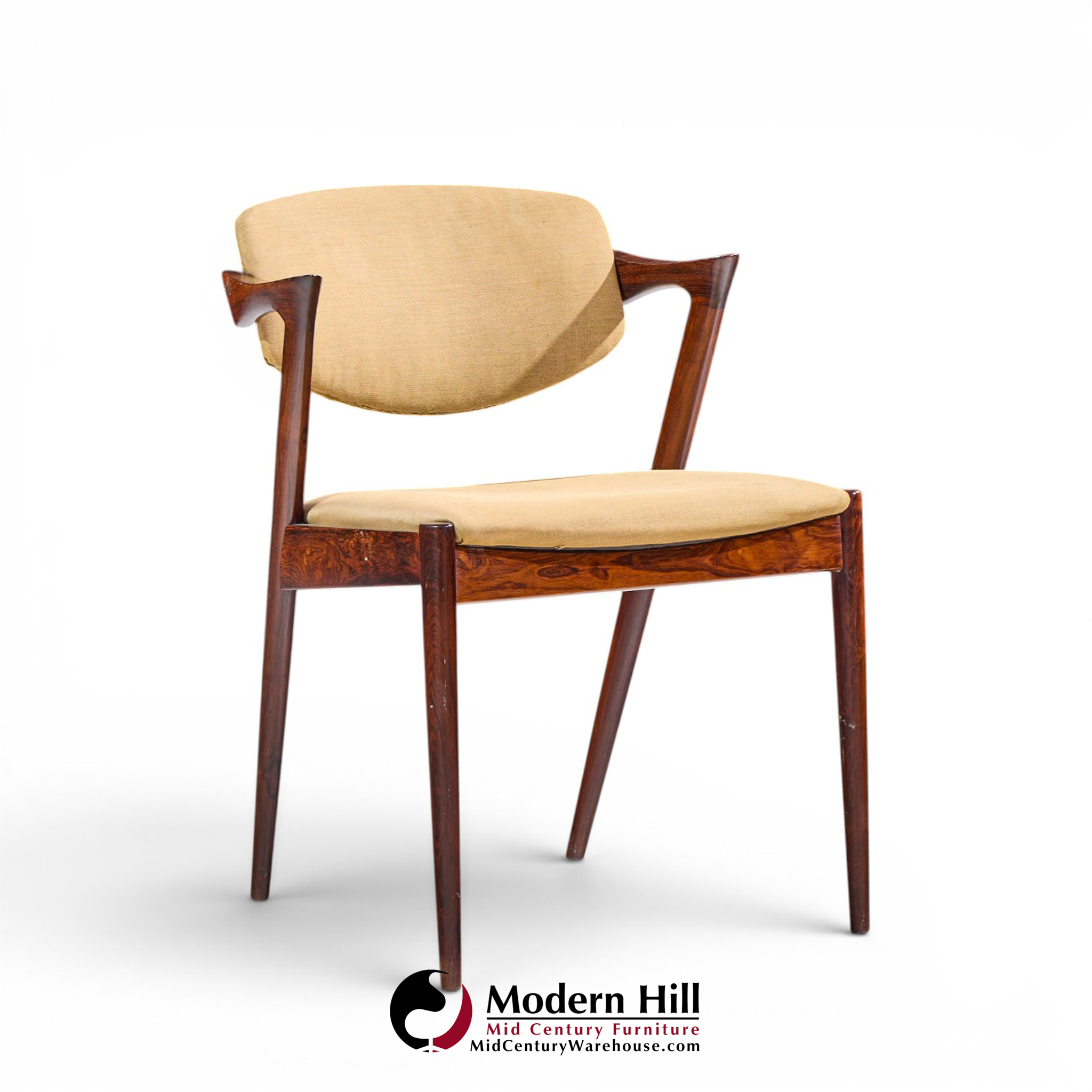 kai kristiansen model 42 mid century danish rosewood z chairs - set of 4