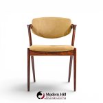 kai kristiansen model 42 mid century danish rosewood z chairs - set of 4