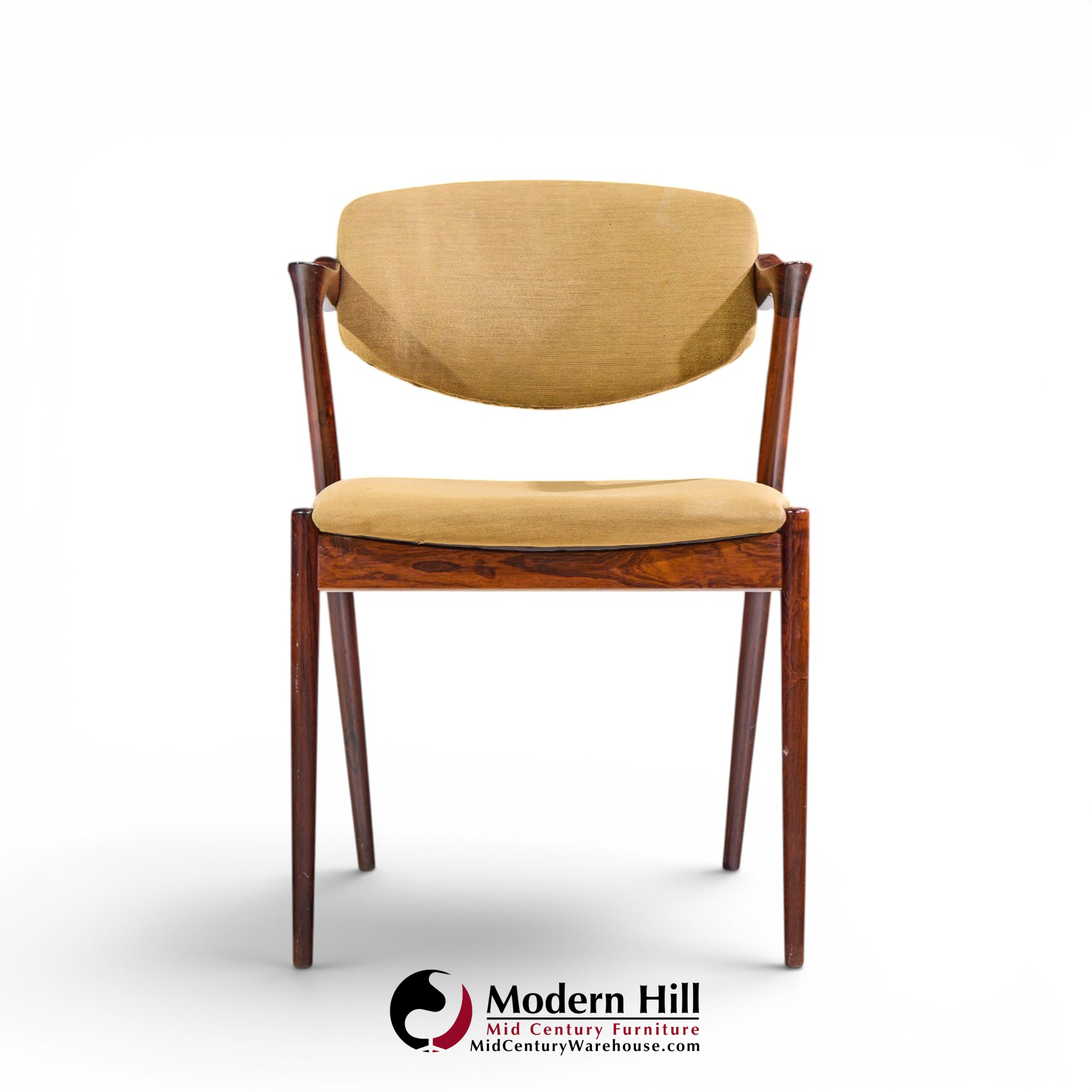 kai kristiansen model 42 mid century danish rosewood z chairs - set of 4