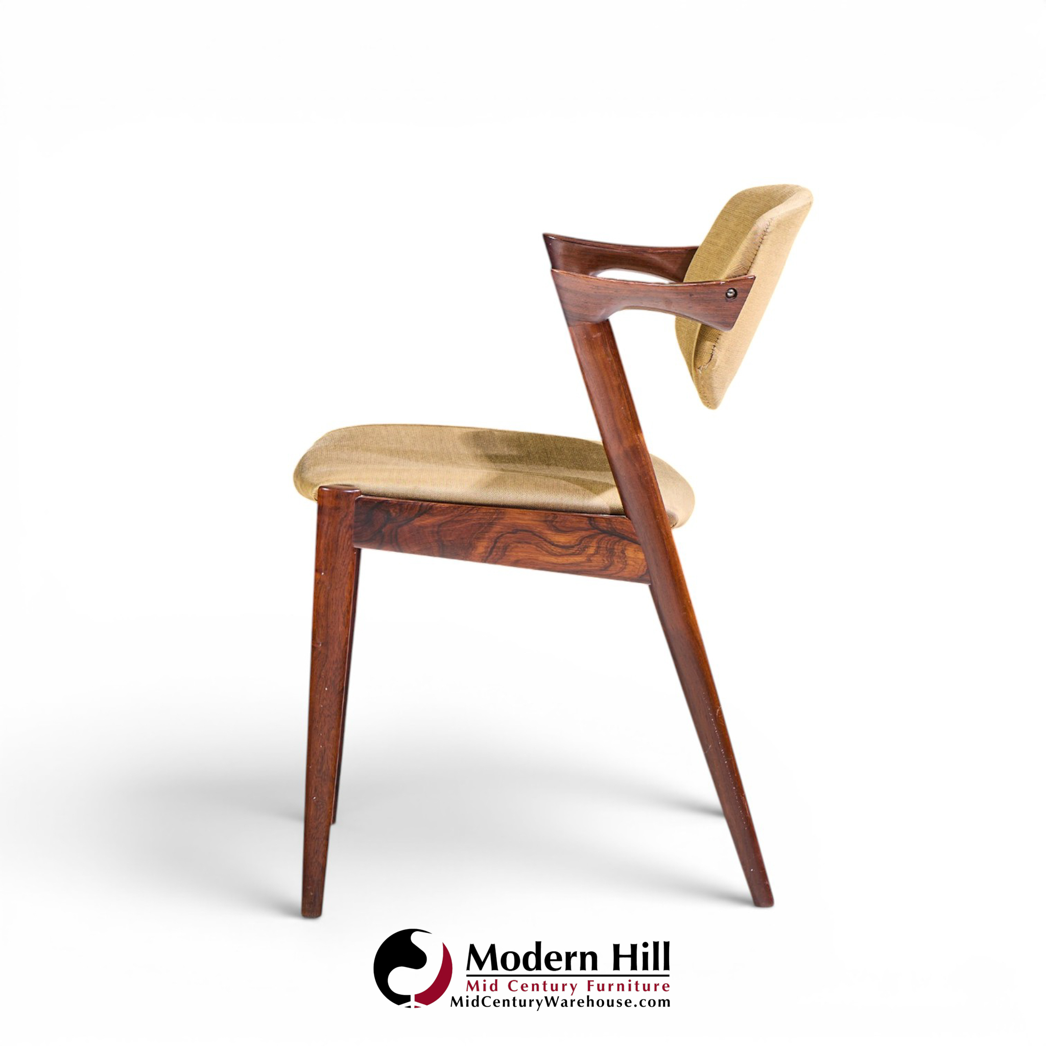 kai kristiansen model 42 mid century danish rosewood z chairs - set of 4