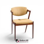 kai kristiansen model 42 mid century danish rosewood z chairs - set of 4