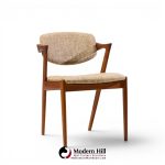 kai kristiansen model 42 mid century danish teak z dining chairs - set of 6