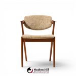 kai kristiansen model 42 mid century danish teak z dining chairs - set of 6