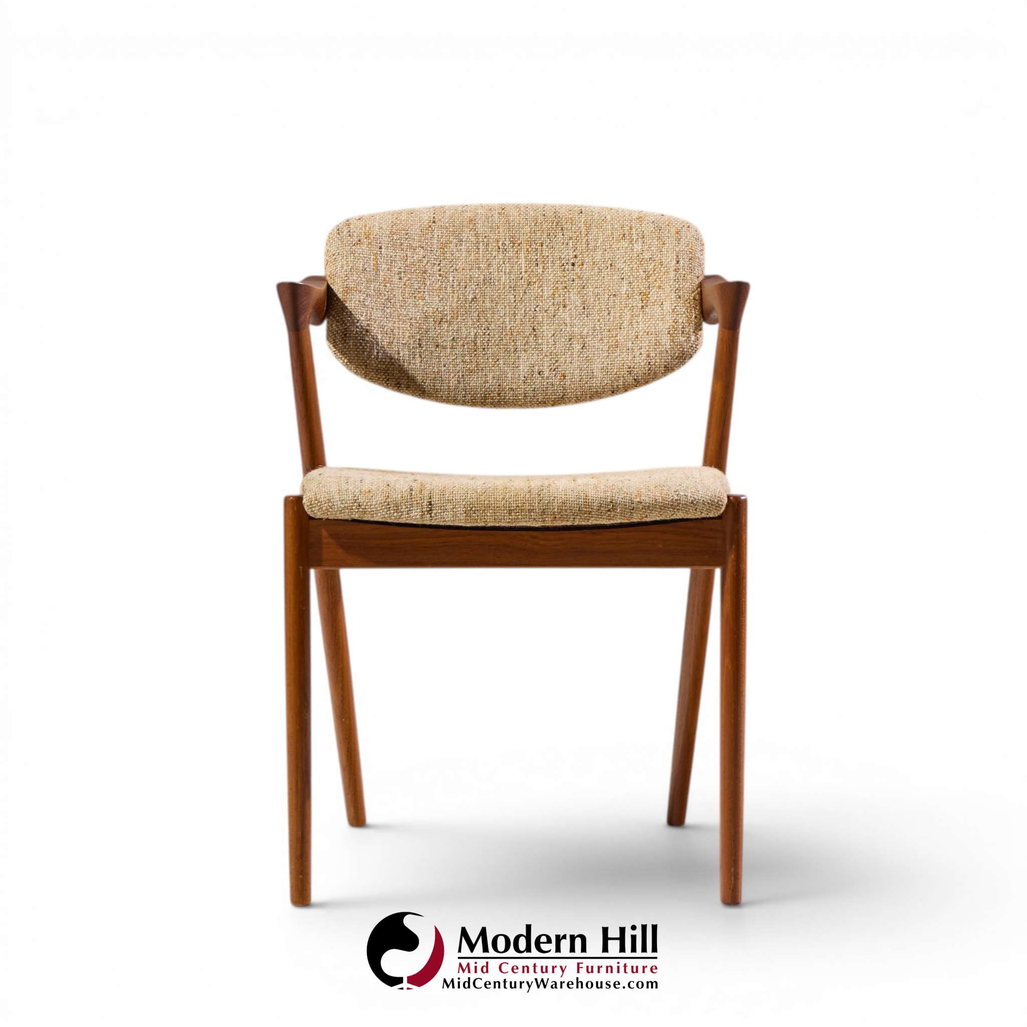 kai kristiansen model 42 mid century danish teak z dining chairs - set of 6