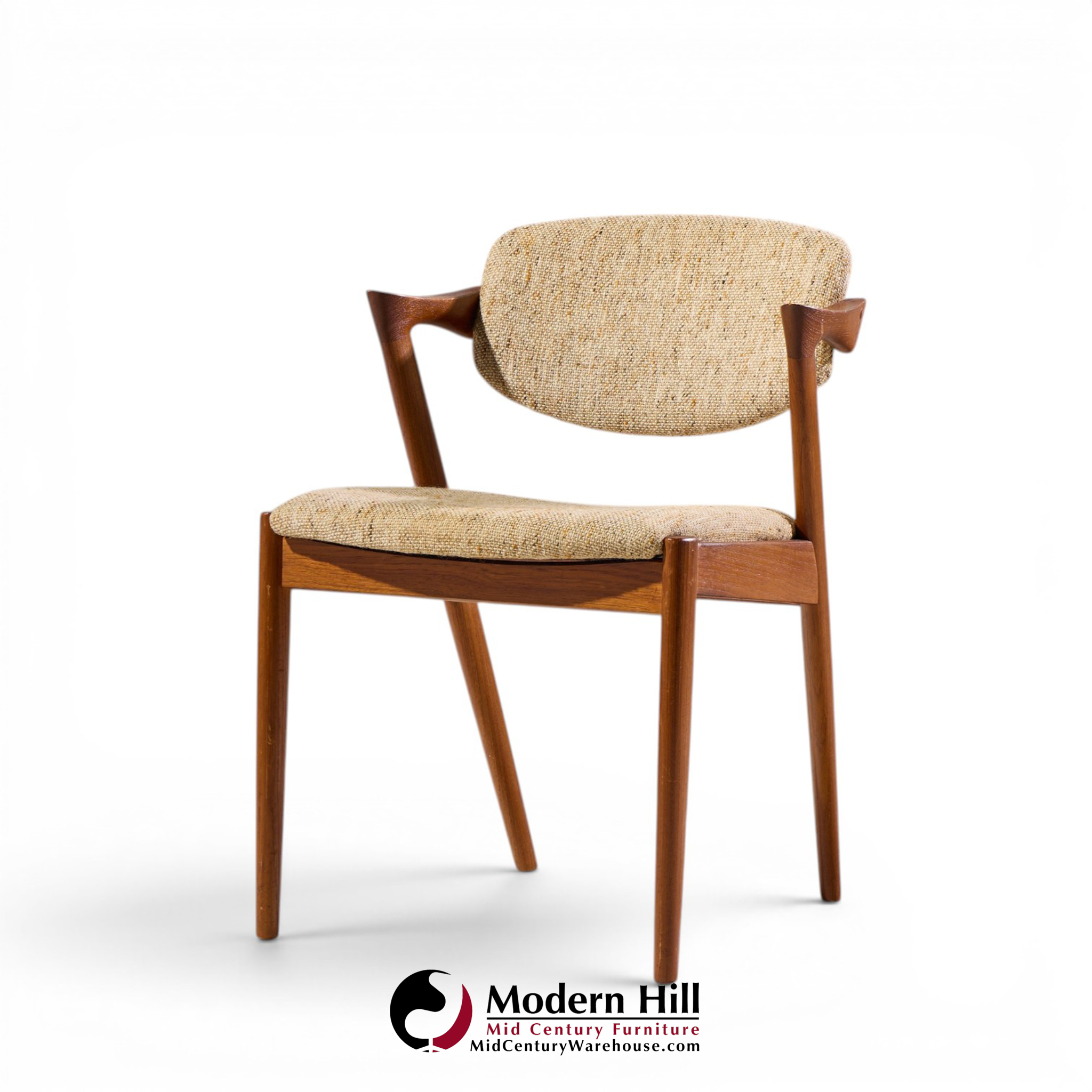 kai kristiansen model 42 mid century danish teak z dining chairs - set of 6