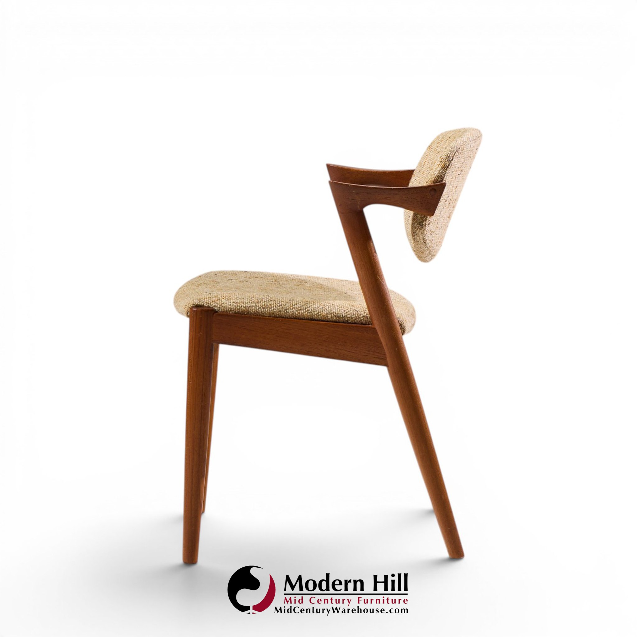 kai kristiansen model 42 mid century danish teak z dining chairs - set of 6