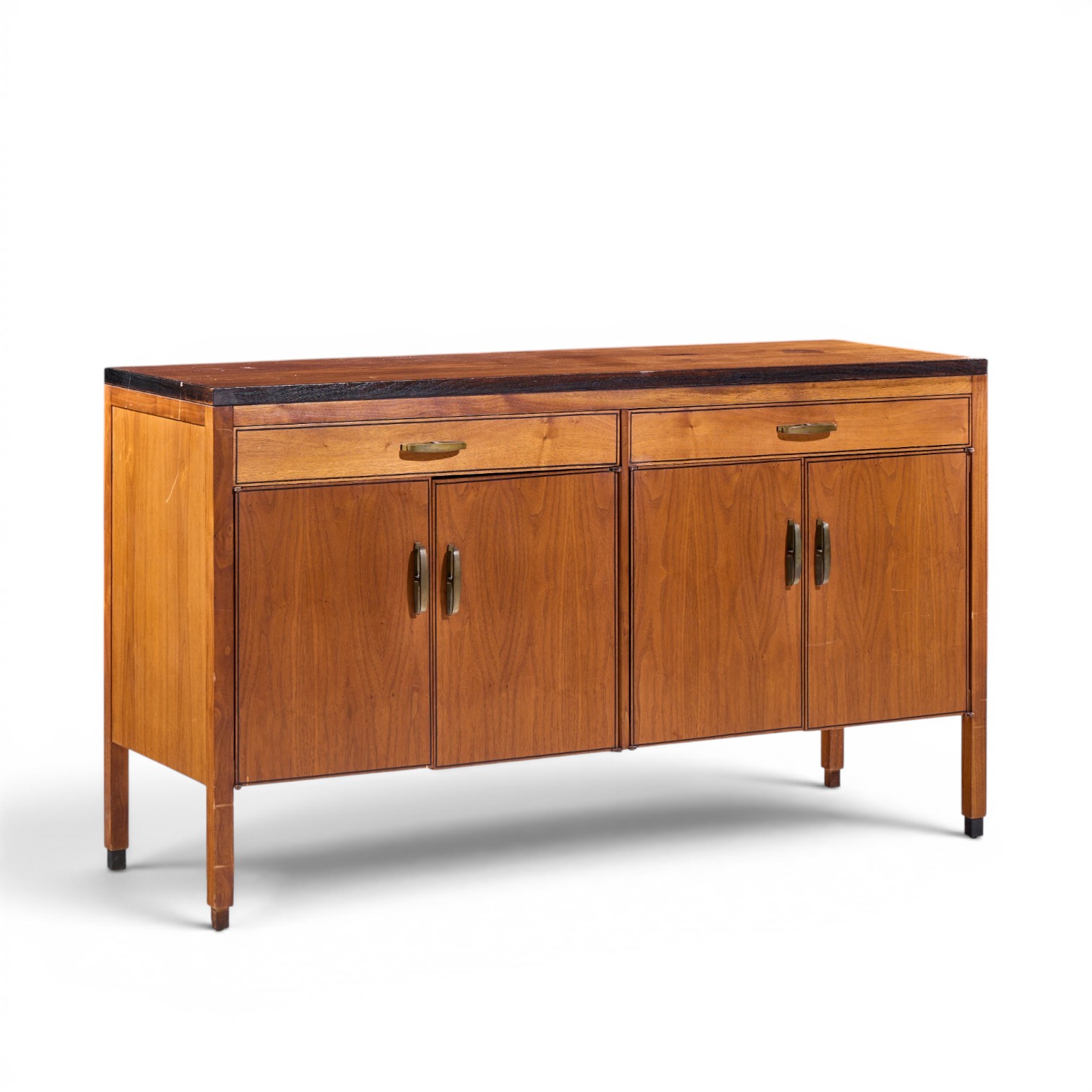 kipp stewart for calvin mid century ebonized teak credenza