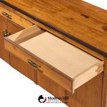 kipp stewart for calvin mid century ebonized teak credenza