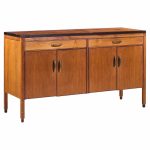 kipp stewart for calvin mid century ebonized teak credenza