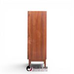 kipp stewart for calvin mid century walnut and cane front cabinet armoire