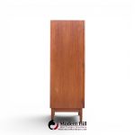 kipp stewart for calvin mid century walnut and cane front cabinet armoire