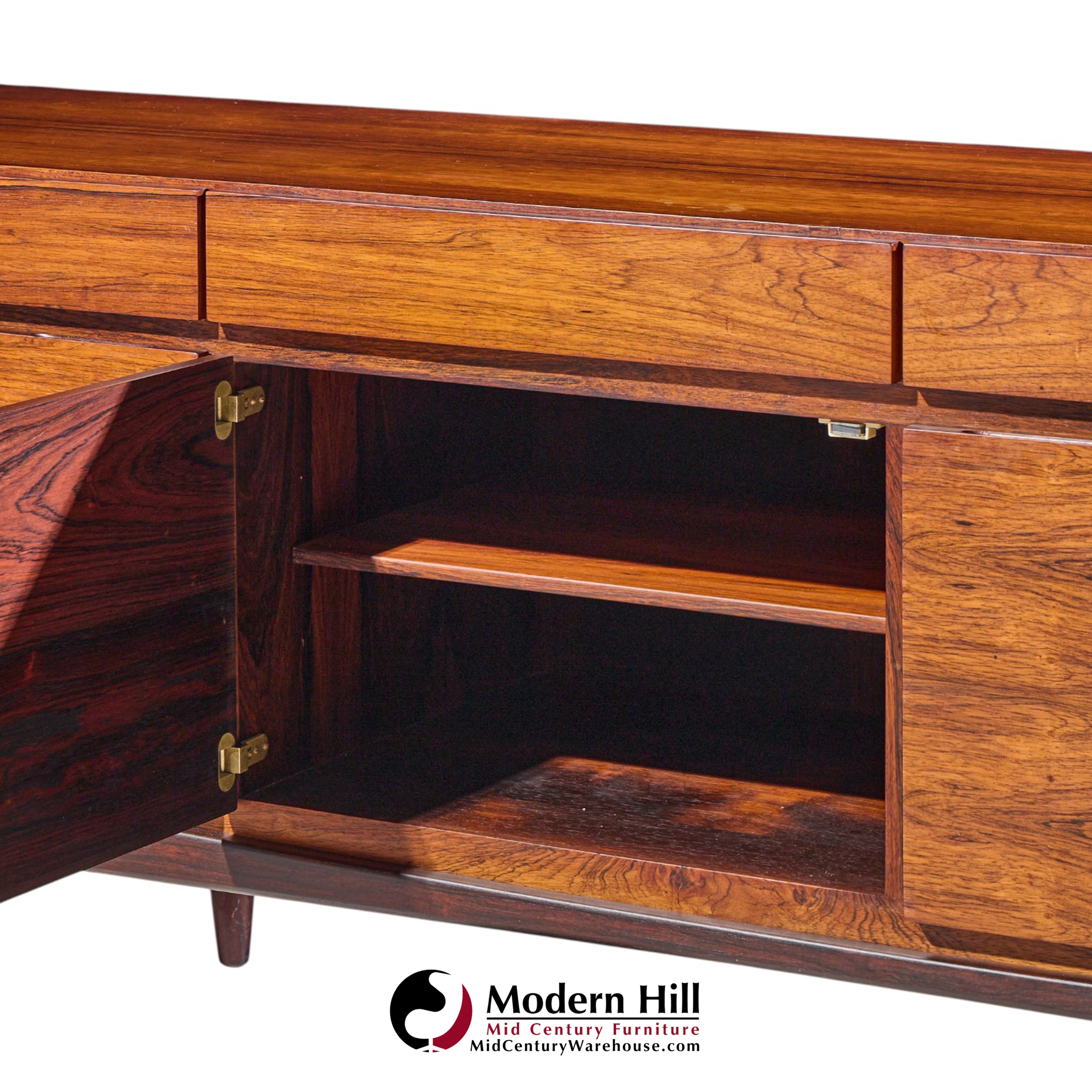 kofod larsen for faarup møbelfabrik mid century danish rosewood credenza