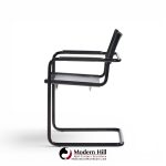 matteo grassi "mg" mid century italian leather dining chairs - set of 10