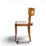 michael taylor for baker klismos mid century cane dining chairs - set of 4