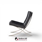 mies van der rohe for knoll mid century barcelona mid century lounge chairs - pair