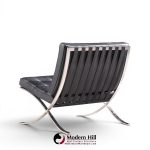 mies van der rohe for knoll mid century barcelona mid century lounge chairs - pair