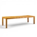 milo baughman for thayer coggin mid century dining table with 2 leaves