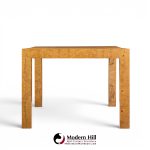 milo baughman for thayer coggin mid century dining table with 2 leaves