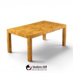 milo baughman for thayer coggin mid century dining table with 2 leaves