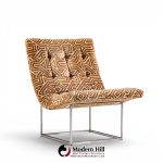 milo baughman for thayer coggin mid century thin line scoop chairs - pair