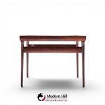 niels moller mid century danish rosewood hidden leaf expanding dining table with 2 leaves