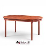 nils jonsson for troeds mid century swedish teak expanding dining table with 2 leaves
